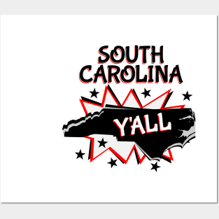 South Carolina State Pride Y'all Posters and Art